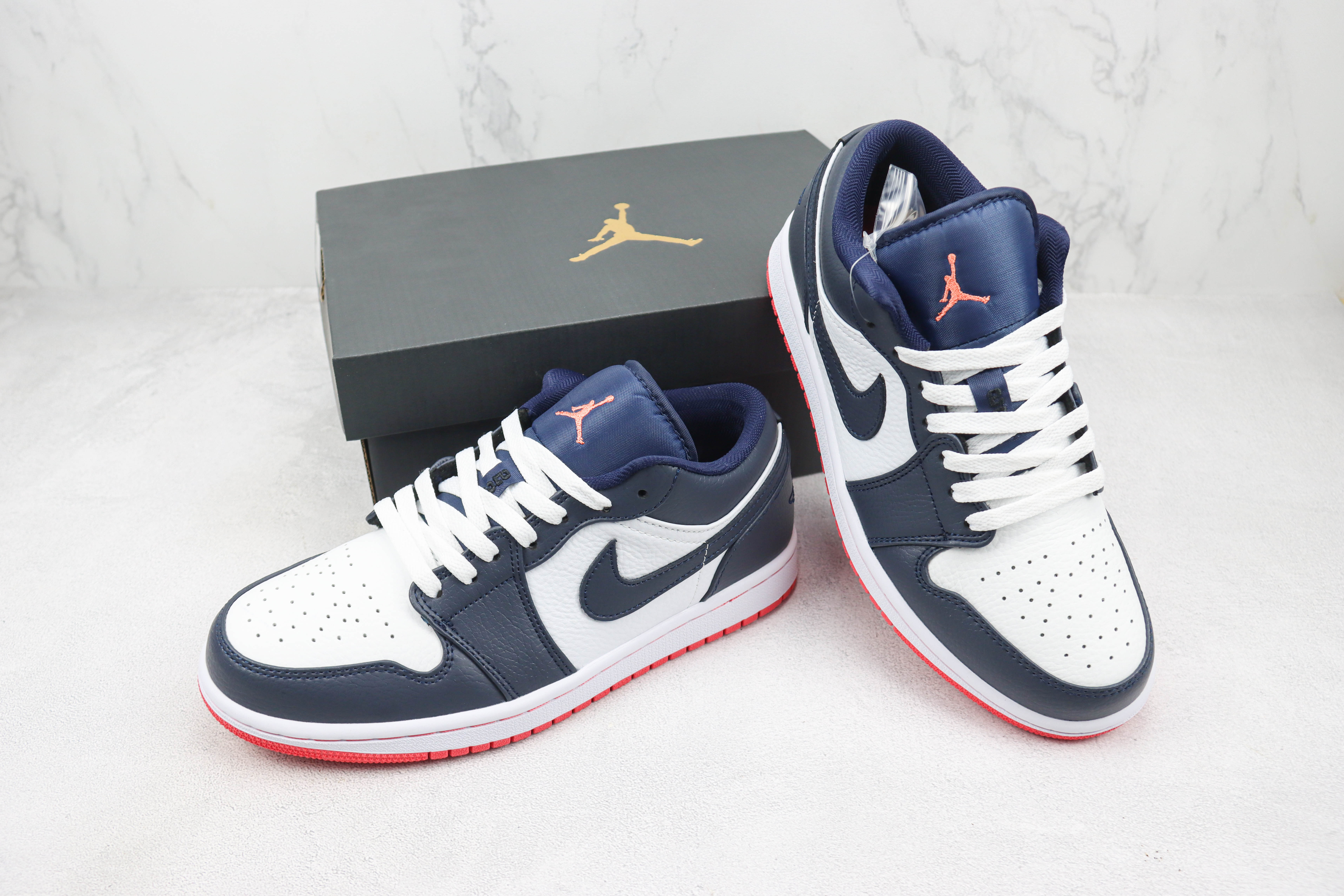 Air Jordan 1 Low Obsidian Ember Glow