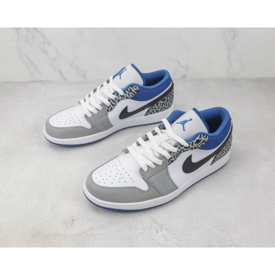 Air Jordan 1 Low True Blue 02