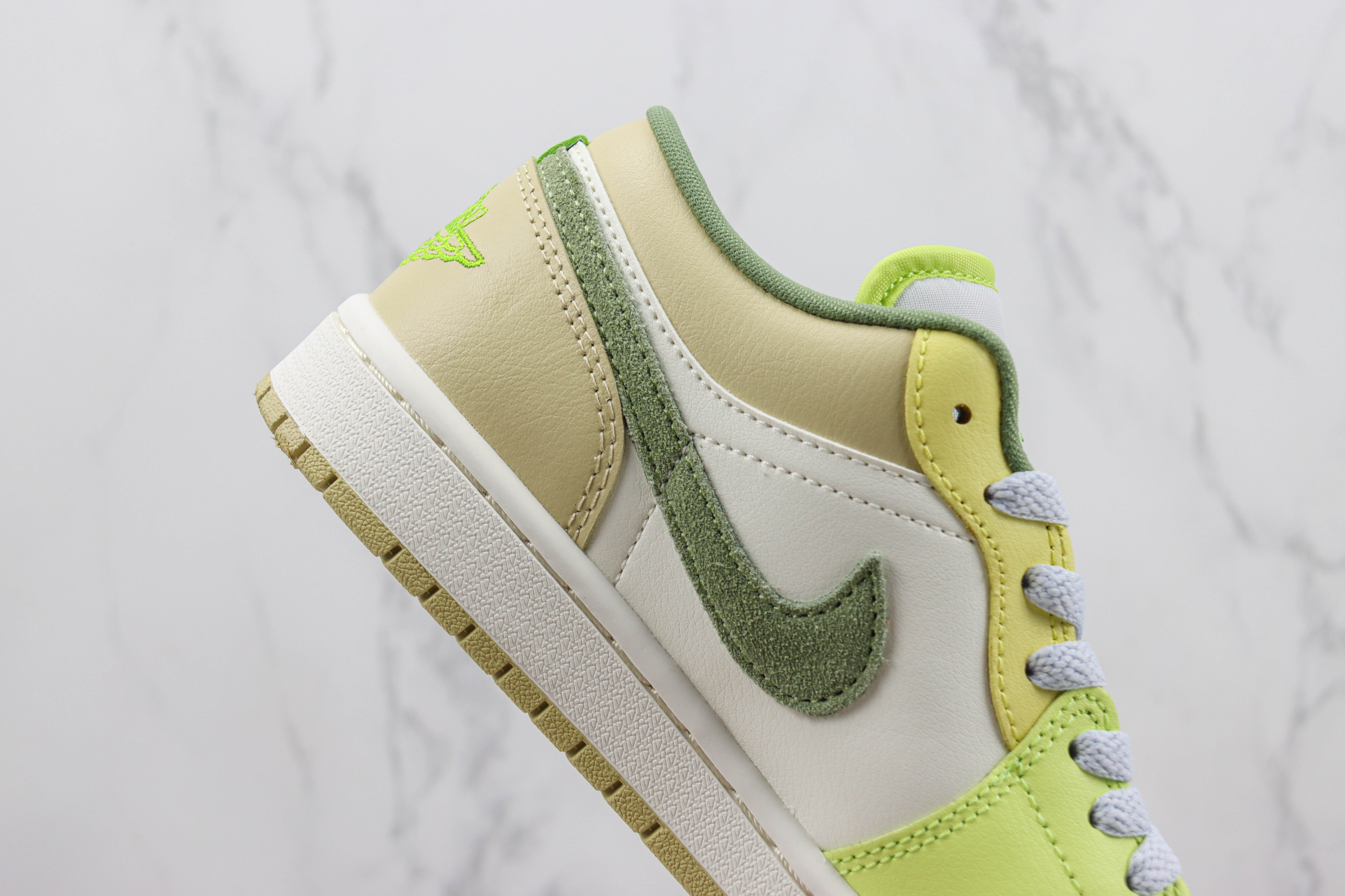 Air Jordan aj1 Low Green White