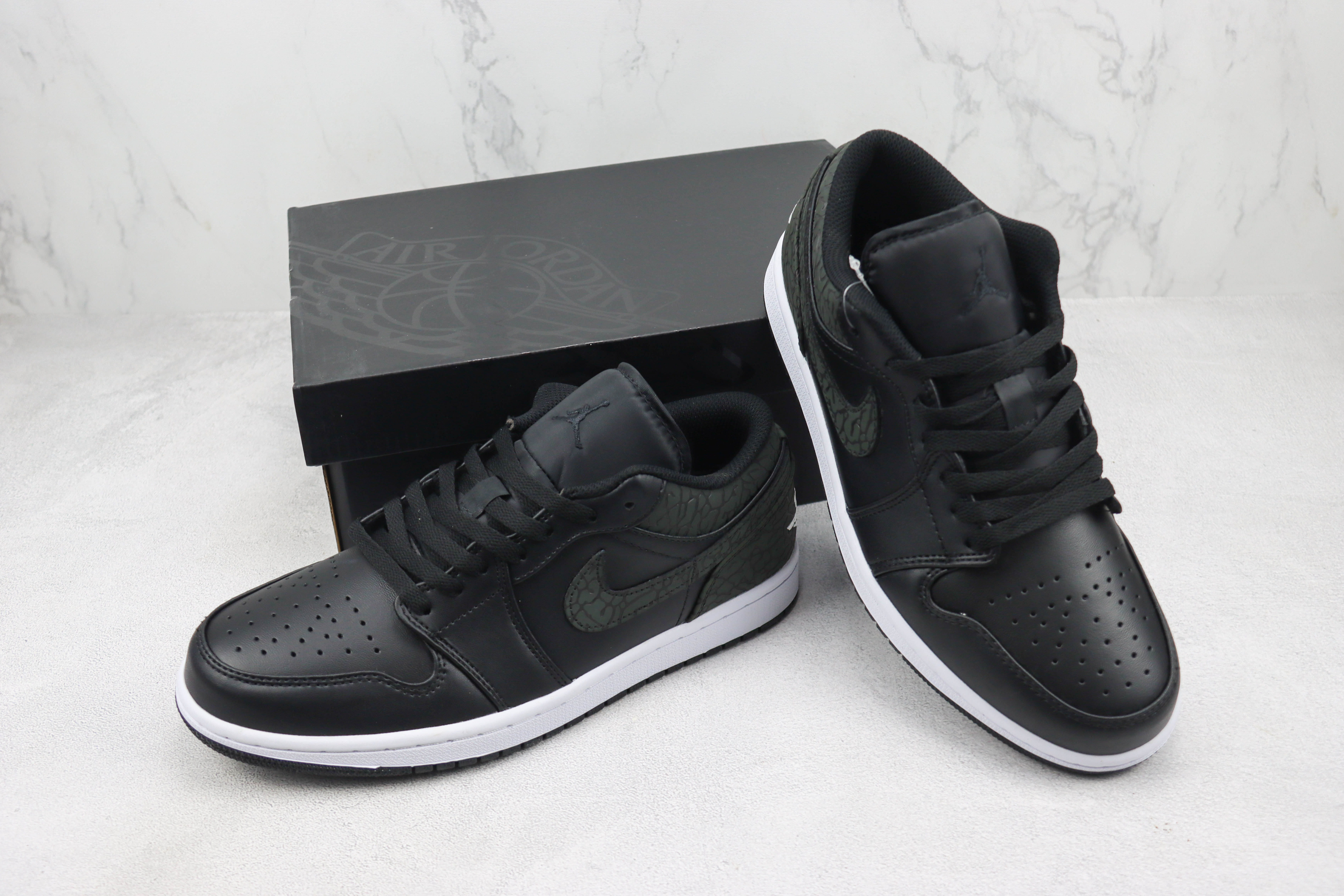 Air Jordan 1 Low "Black Elephant"