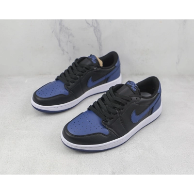 Air Jordan 1 Low Black Blue 02