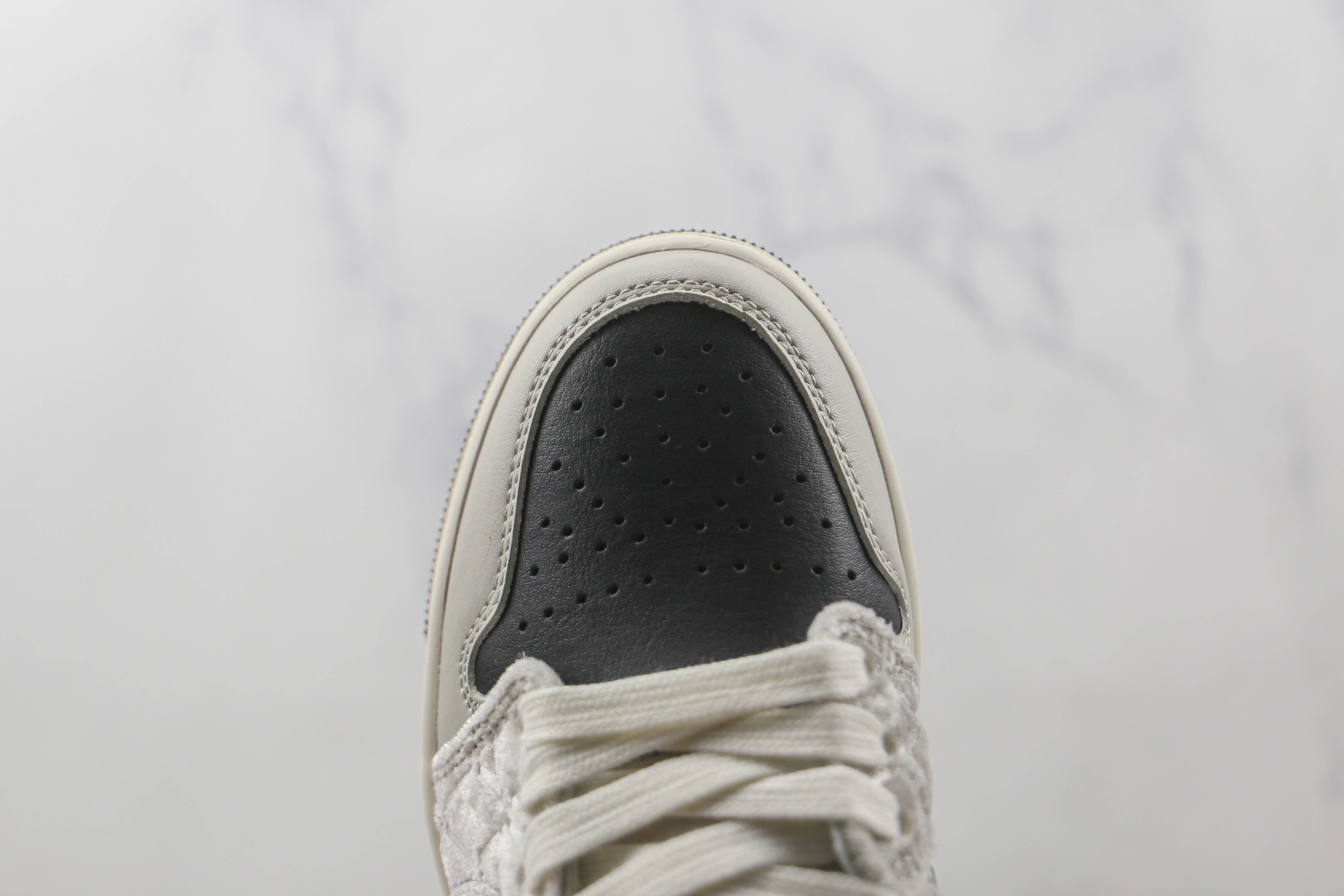 Air Jordan 1 Low Black Grey Silk