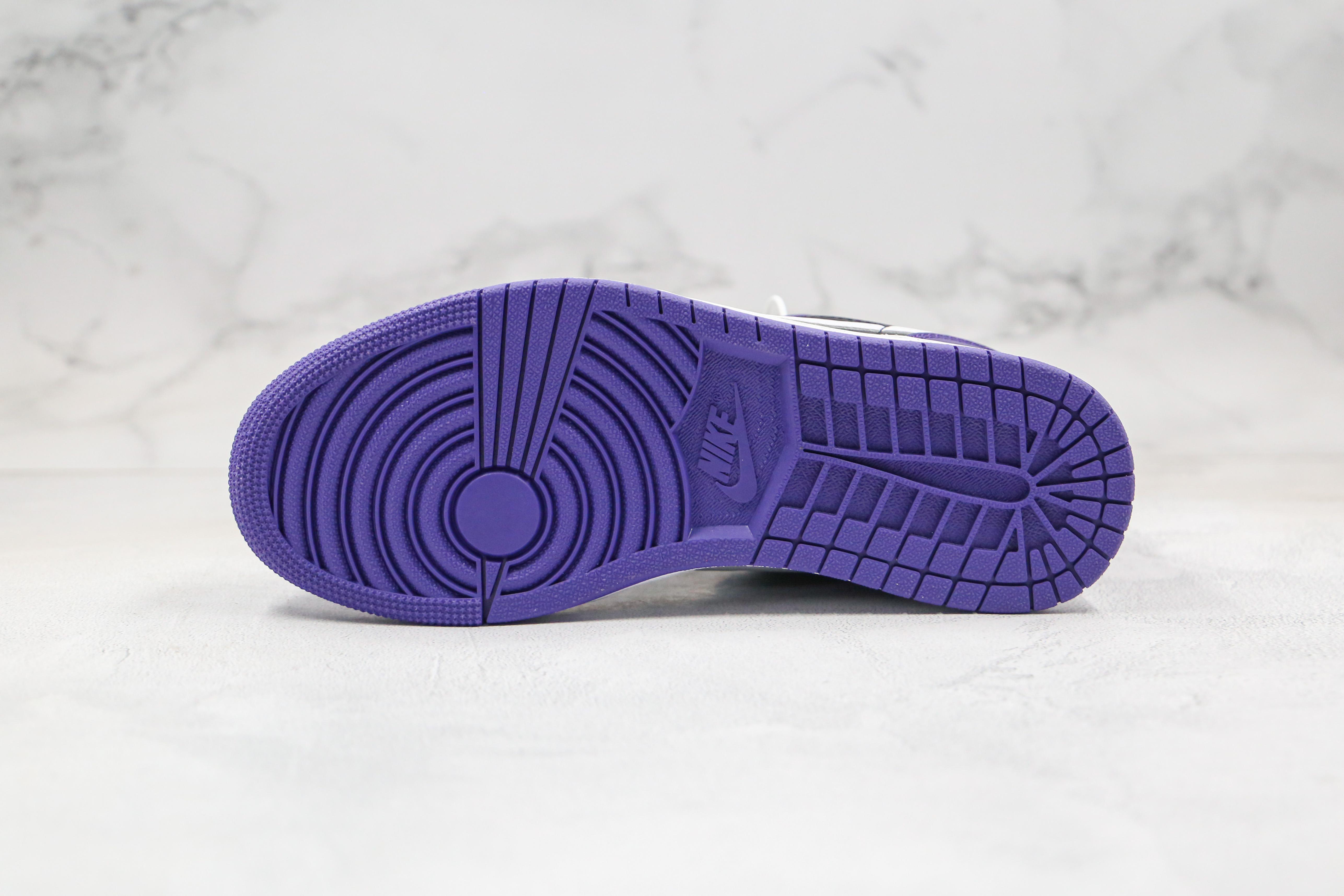 Air Jordan 1 Low Black Purple Splice