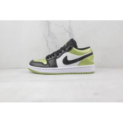 Air Jordan 1 Low Green Snake 01