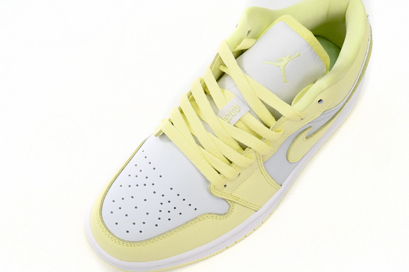 Air Jordan 1 Low Yellow And White