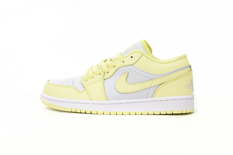 Air Jordan 1 Low Yellow And White