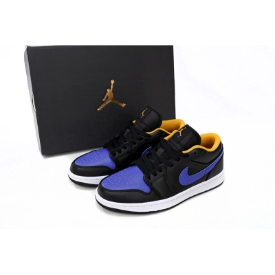 Air Jordan aj1 Low Black Purple Yellow 02