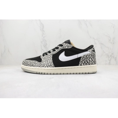 Travis Scott x Air Jordan 1 Low Black Gray Burst 01