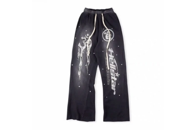  Hellstar Black Sweatpants 01