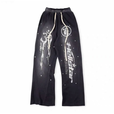  Hellstar Black Sweatpants 01