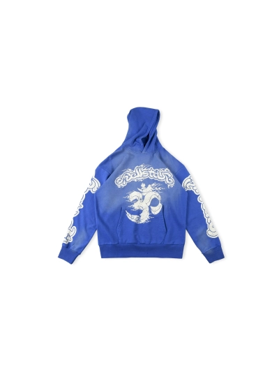  Hellstar Blue Hoodie Pullovers Casual 01