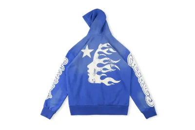  Hellstar Blue Hoodie Pullovers Casual 02