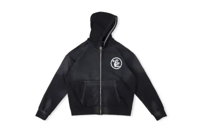 Hellstar Hoodie black With zipper 01