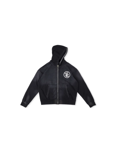  Hellstar Hoodie black With zipper 01