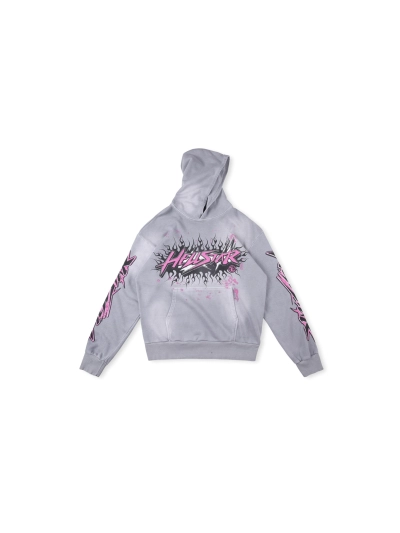  Hellstar Hoodie Flame Grey 01
