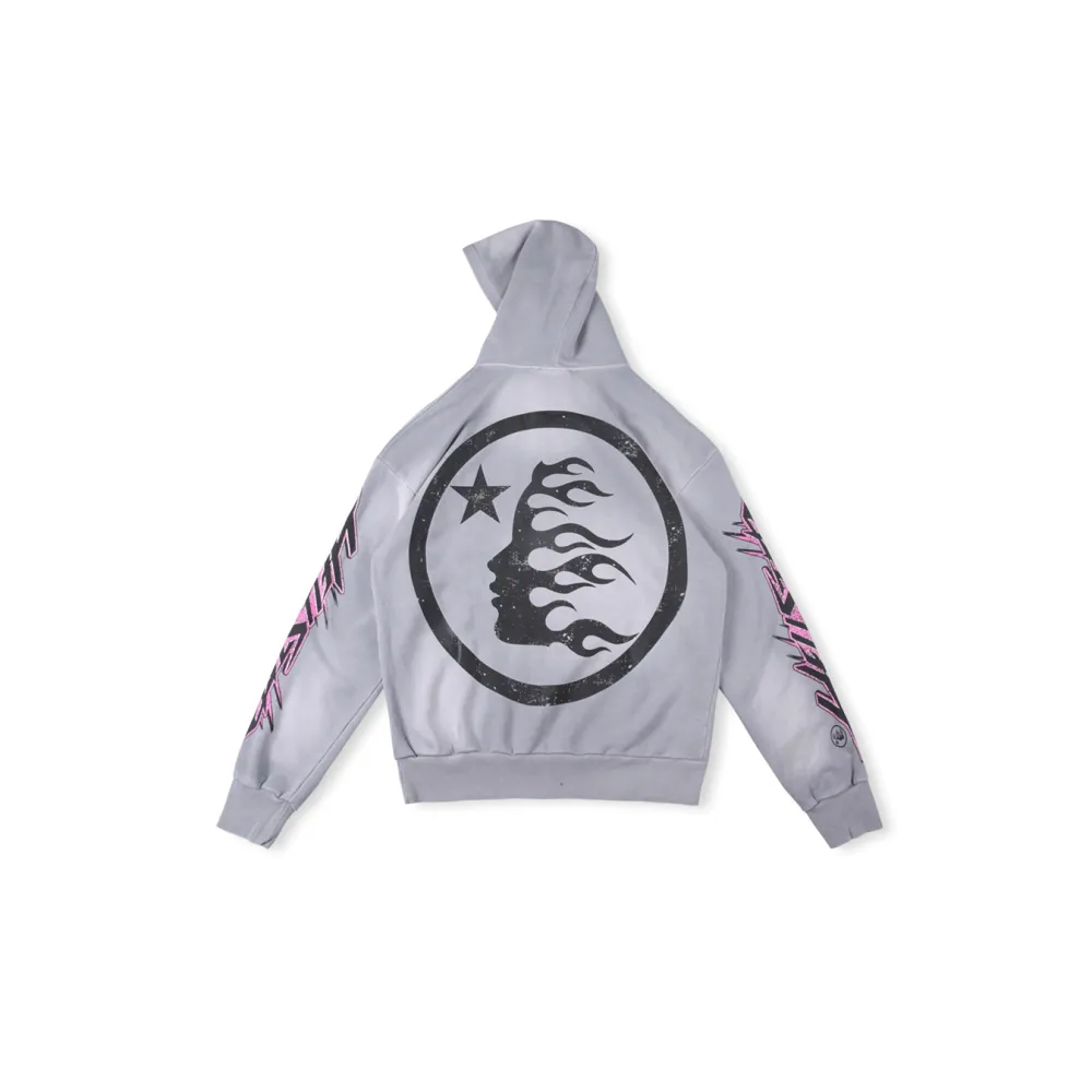 Hellstar Hoodie Flame Grey