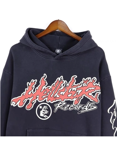  Hellstar Hoodie Navy blue 01