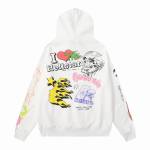 Hellstar Hoodie White and color