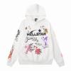 Hellstar Hoodie White and color