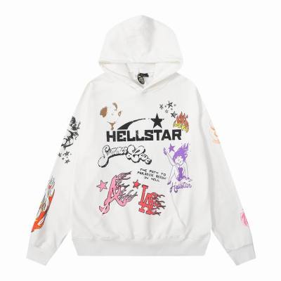  Hellstar Hoodie White and color 01
