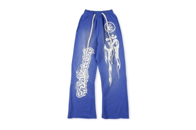  Hellstar Studios Blue Sweatpants 01