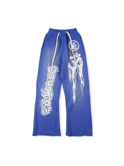  Hellstar Studios Blue Sweatpants 01