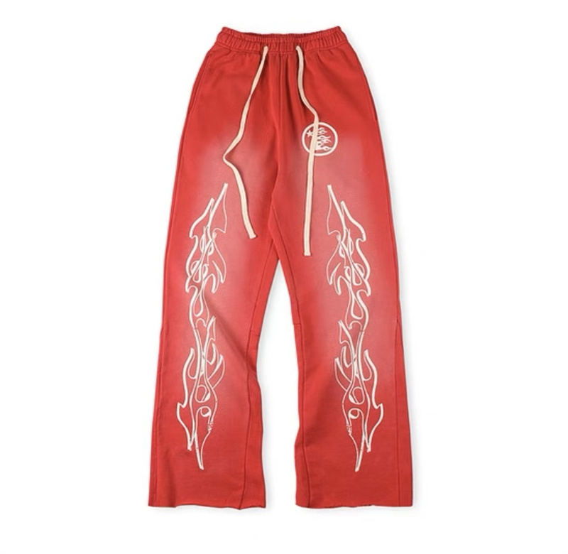 Hellstar Studios Red Sweatpants from ReleaseSneakers