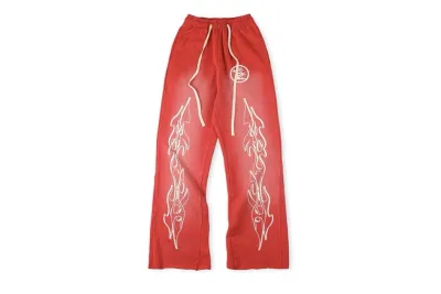  Hellstar Studios Red Sweatpants 01