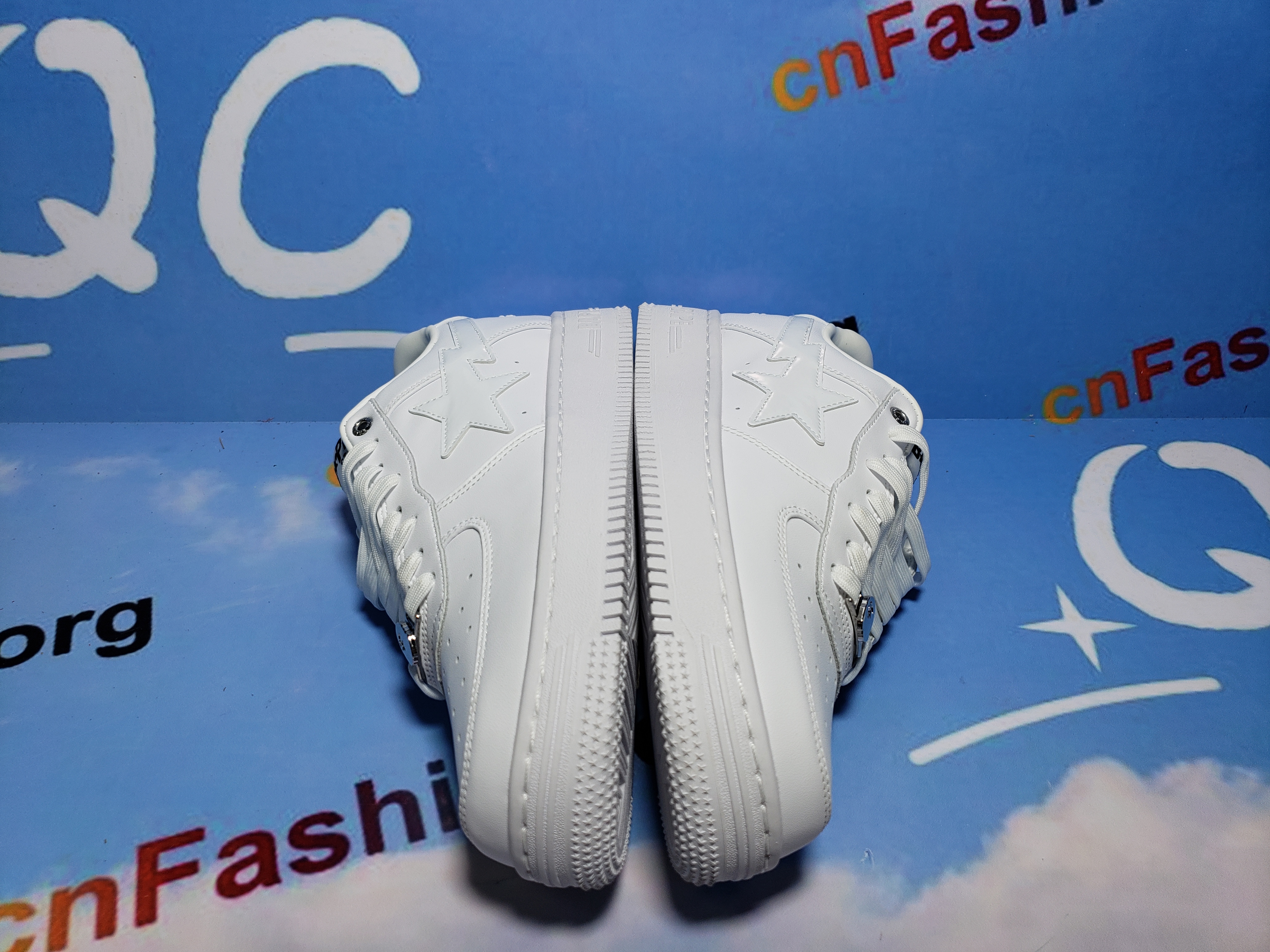 💎Free Shipping💎PKGoden A Bathing Ape Bape Sta Low White Leather (2020), 1G80191007 WHT