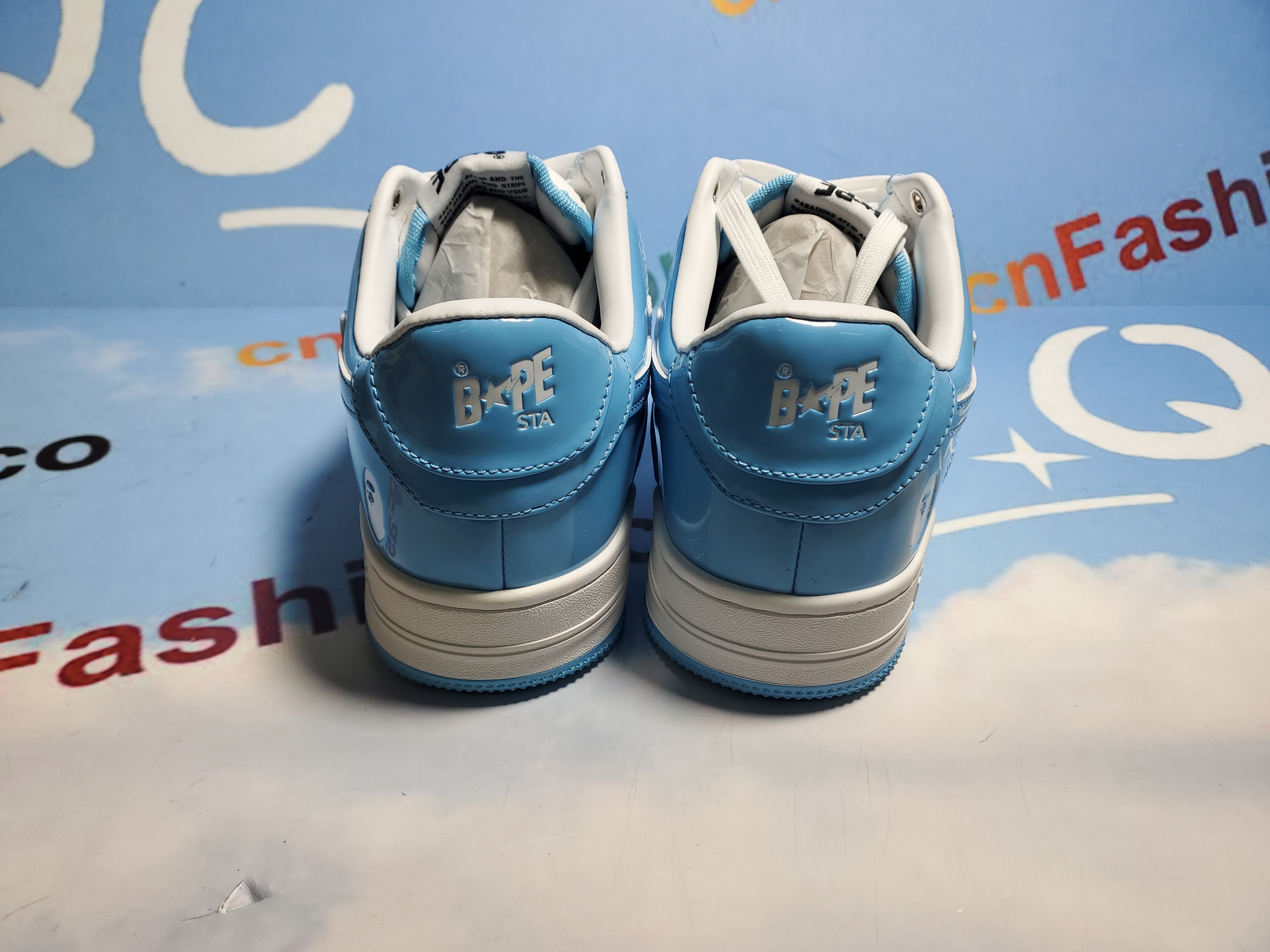 💎Free Shipping💎 PKGoden A Bathing Ape Bape Sta Low Blue