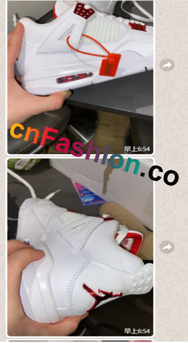 PKGoden Air Jordan 4 Retro Metallic Red