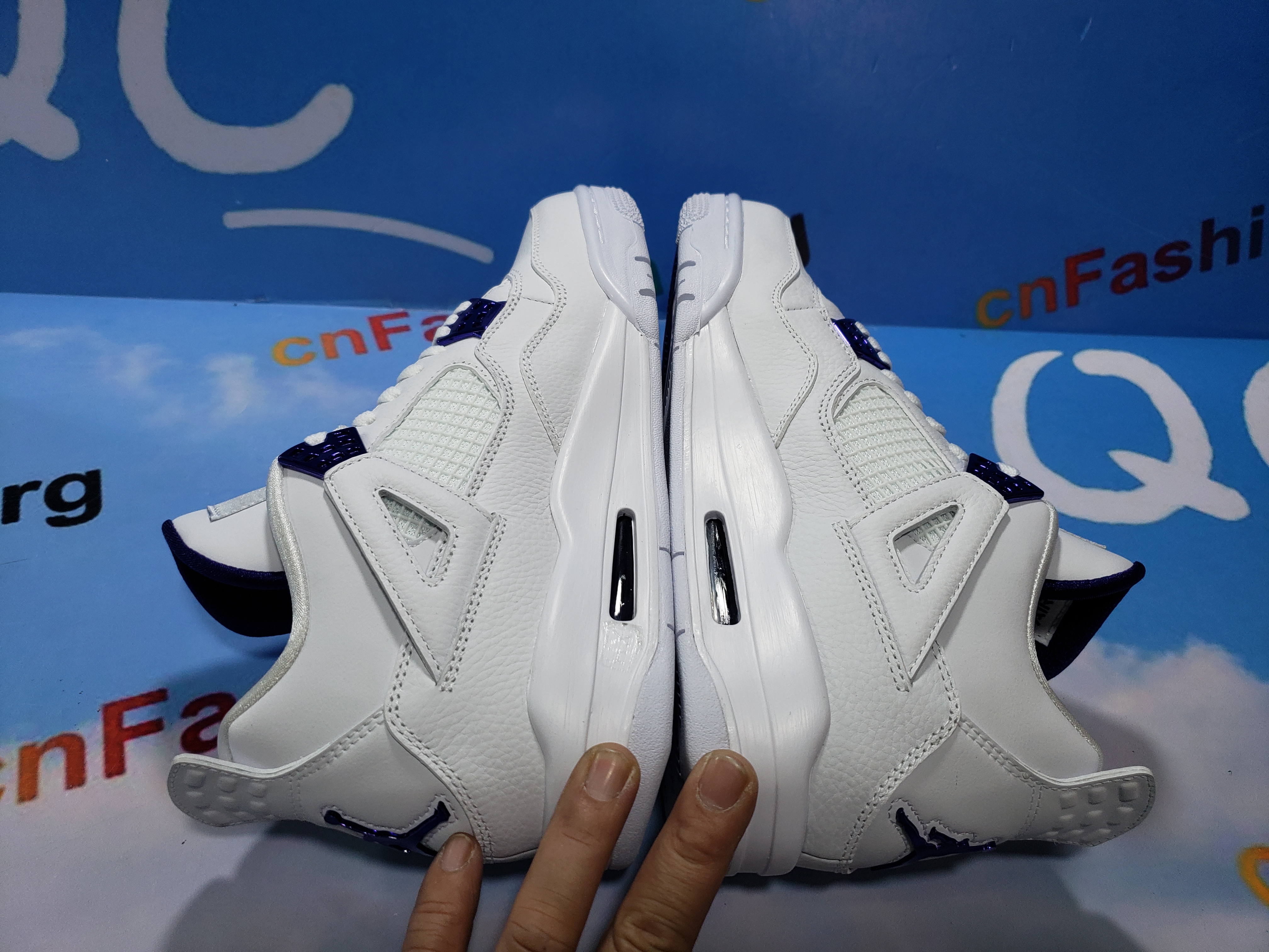 PKGoden Air Jordan 4 Retro Metallic Purple