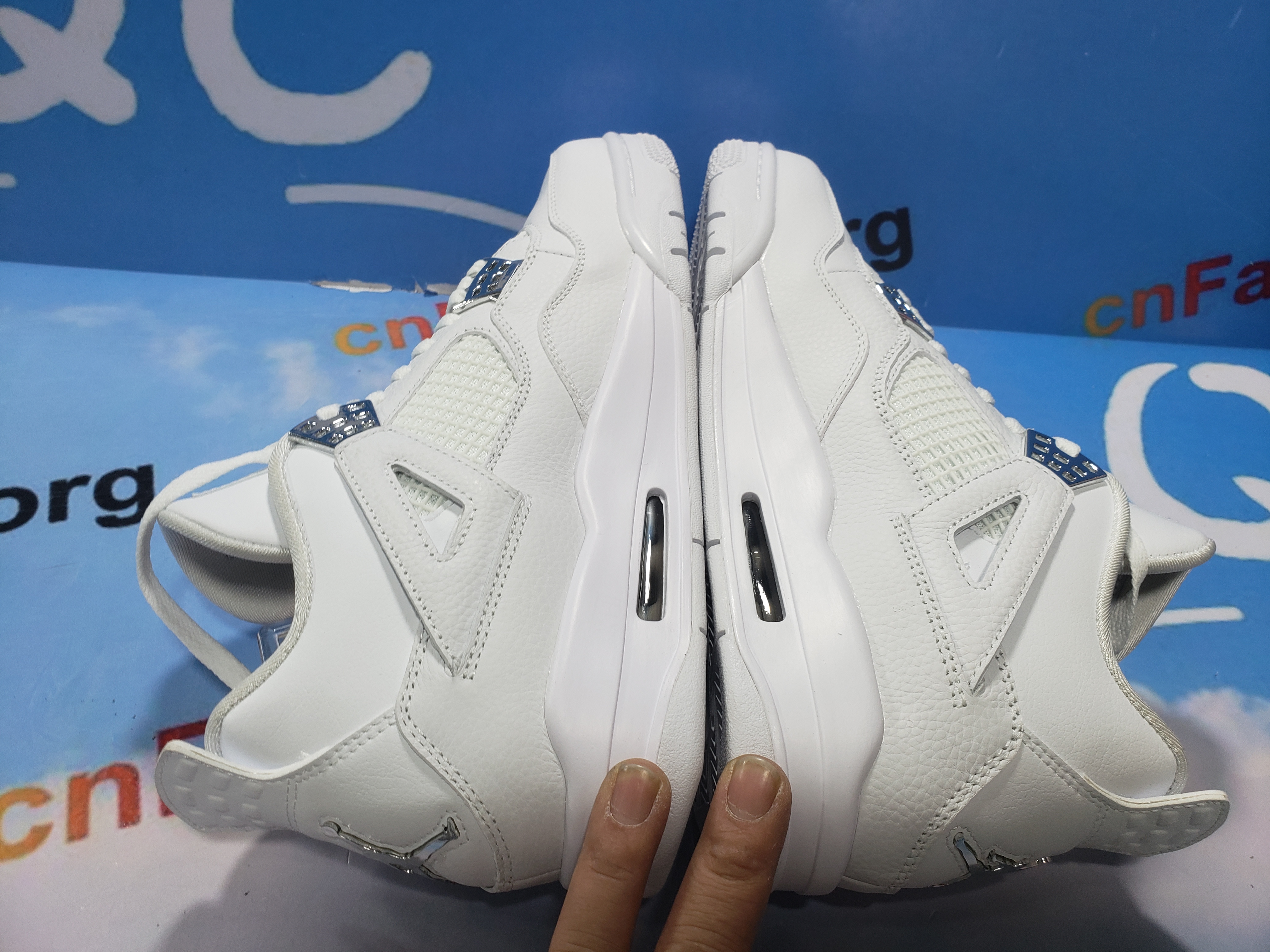 PKGoden Air Jordan 4 Retro Pure Money (2017)，308497-100