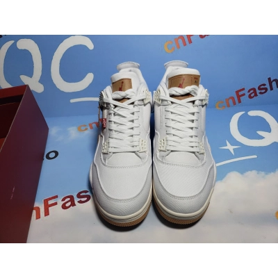 OG Jordan 4 Retro Levi's White (Levi's Tag) 02