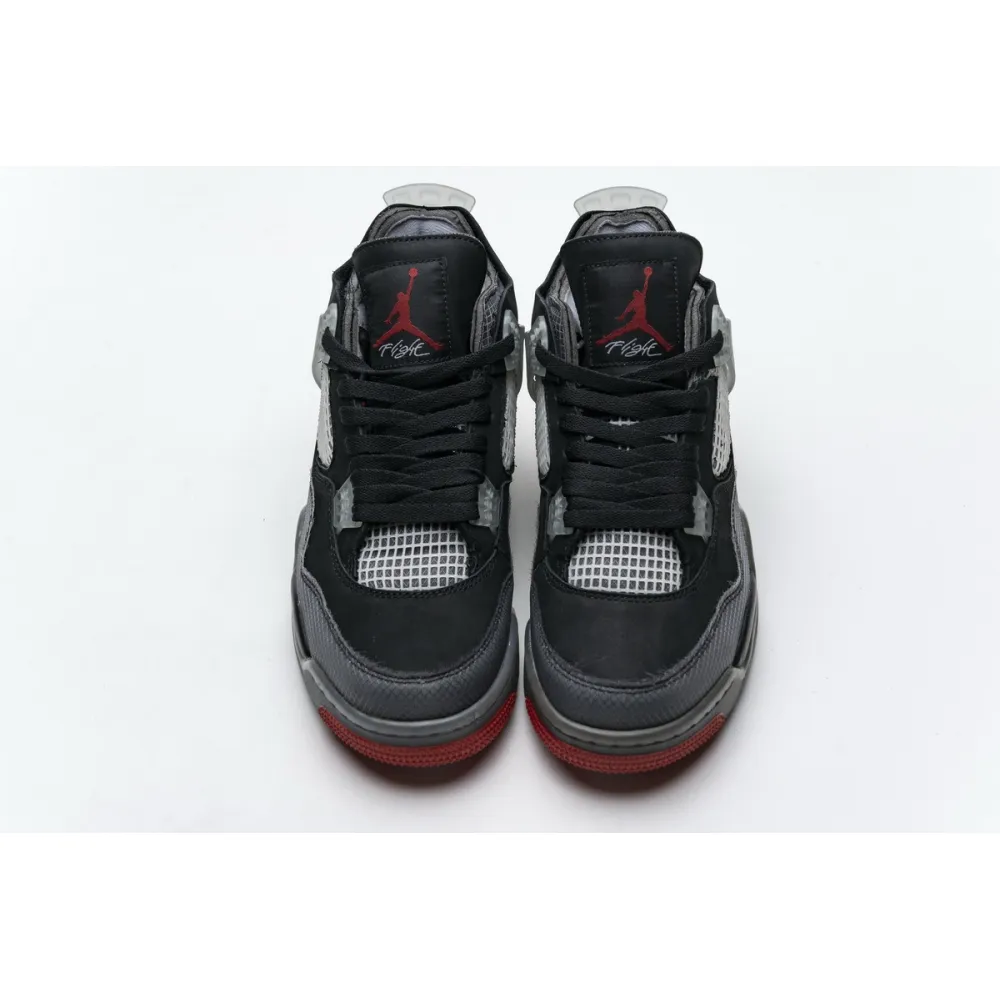 PK GOD Air Jordan 4 OFF-White Bred