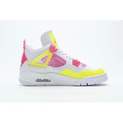 PKGoden Jordan 4 Retro White Lemon Pink (GS) 01