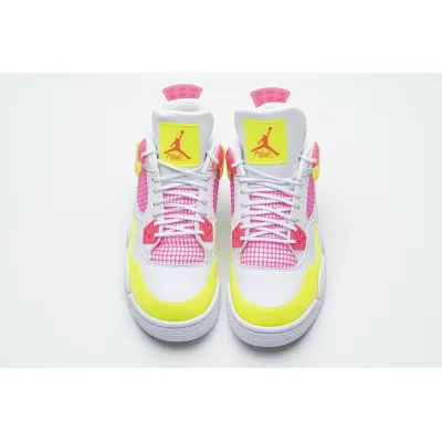 PKGoden Jordan 4 Retro White Lemon Pink (GS) 02
