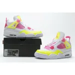 PKGoden Jordan 4 Retro White Lemon Pink (GS)