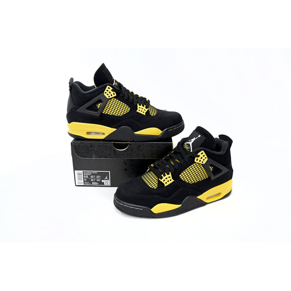 PKGoden Jordan 4 Retro Thunder 308497-008