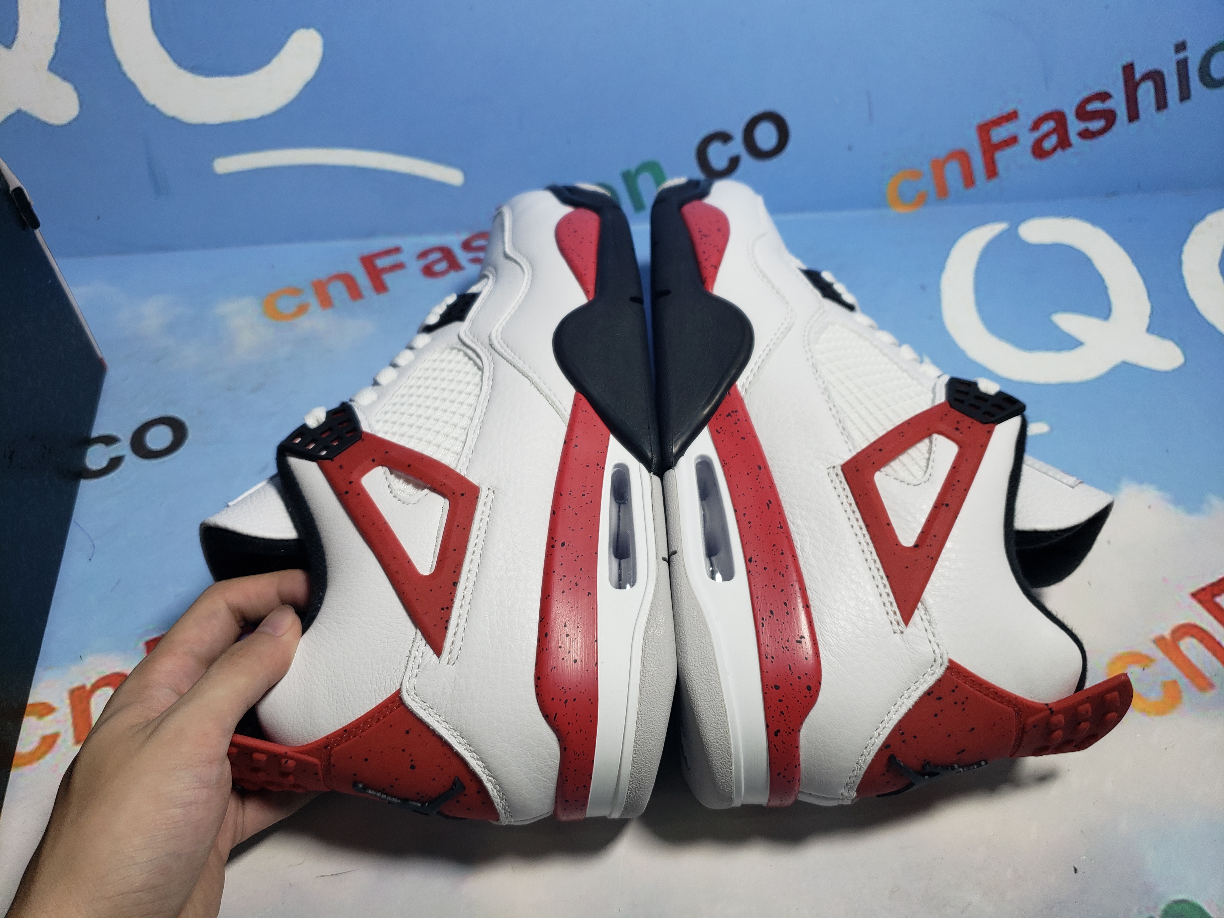 PKGoden  Air Jordan 4 Red Cement,DH6927-161