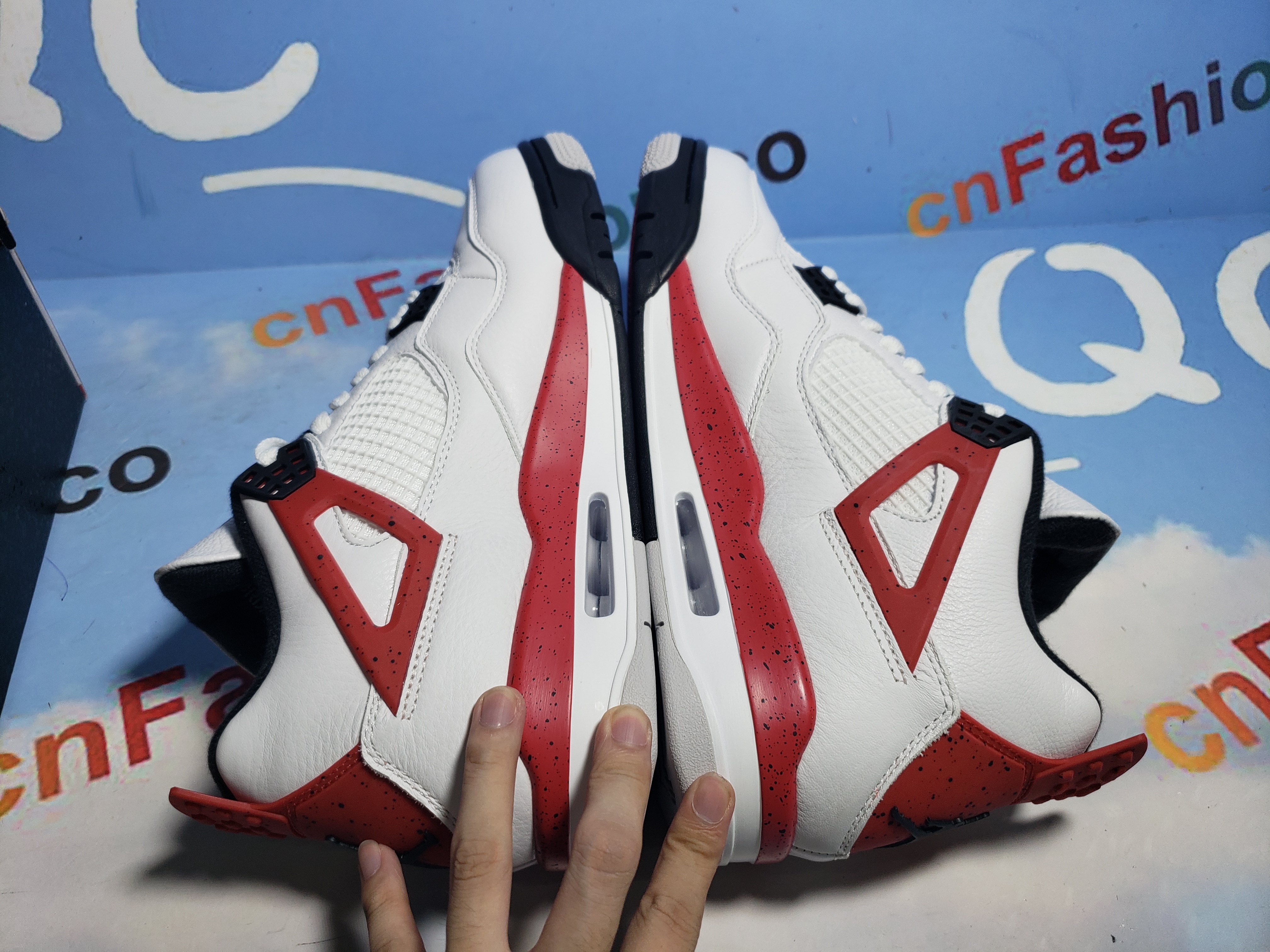 PKGoden  Air Jordan 4 Red Cement,DH6927-161