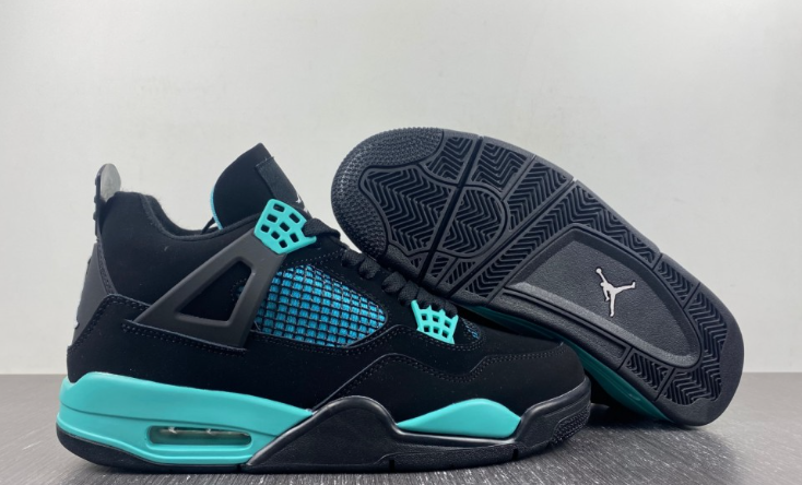 PKGoden Jordan 4 Black Tiff any Green,BQ7669-132