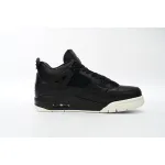 PKGoden Jordan 4 Retro Pony Hair Black,819139-010