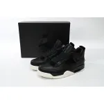 PKGoden Jordan 4 Retro Pony Hair Black,819139-010