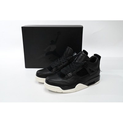 PKGoden Jordan 4 Retro Pony Hair Black,819139-010 02