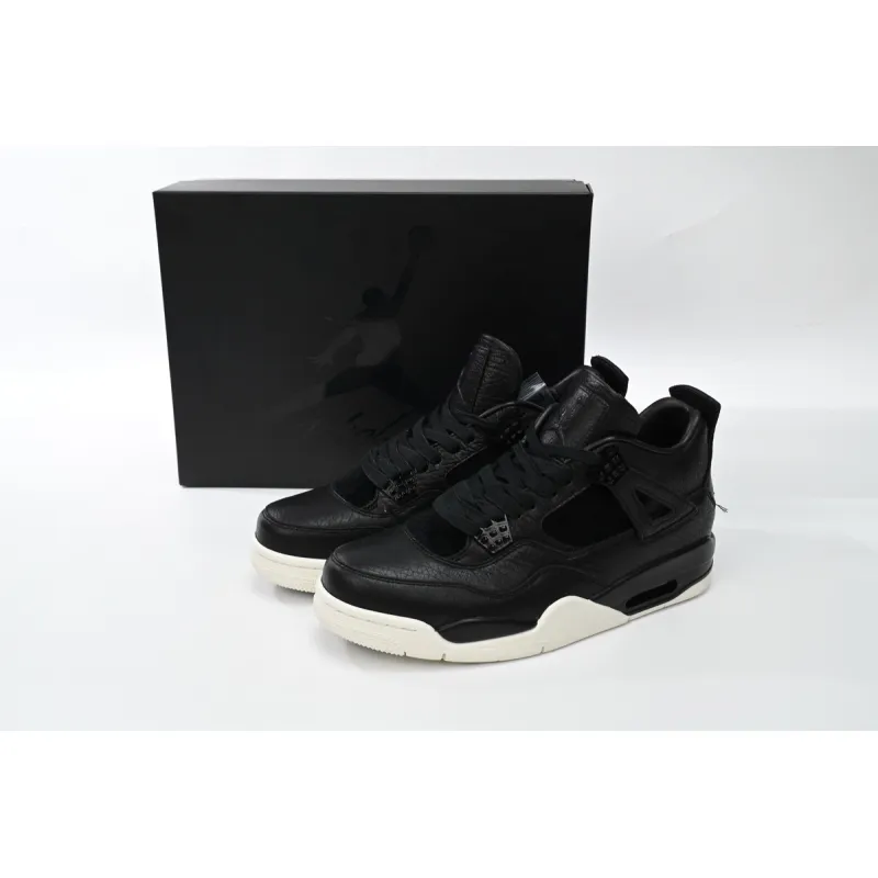 PKGoden Jordan 4 Retro Pony Hair Black,819139-010