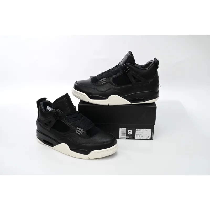 PKGoden Jordan 4 Retro Pony Hair Black,819139-010