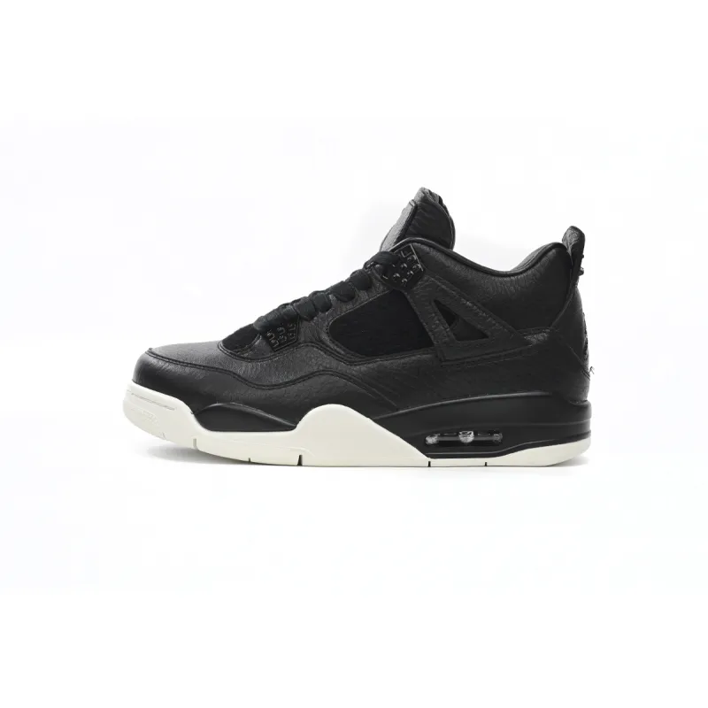 PKGoden Jordan 4 Retro Pony Hair Black,819139-010