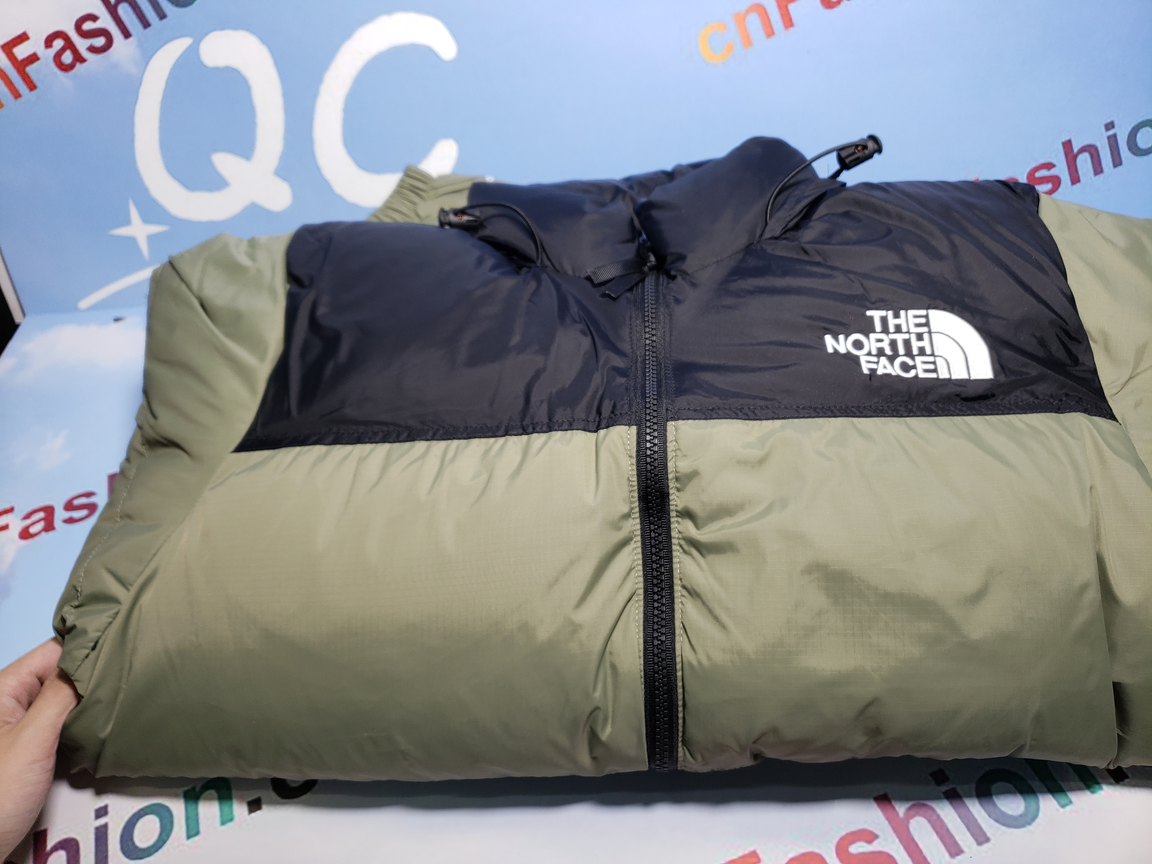 clothes - PKGoden The North Face Mosaic Green