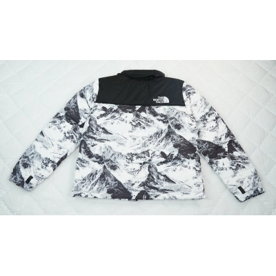clothes - PKGoden The North Face co-branded Splicing White And Snow Mountain 02